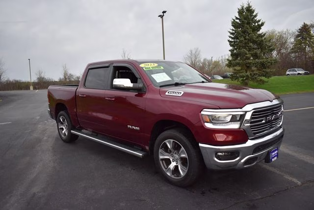 2023 Delmonico Red Pearlcoat Ram 1500 Laramie 4X4 Truck