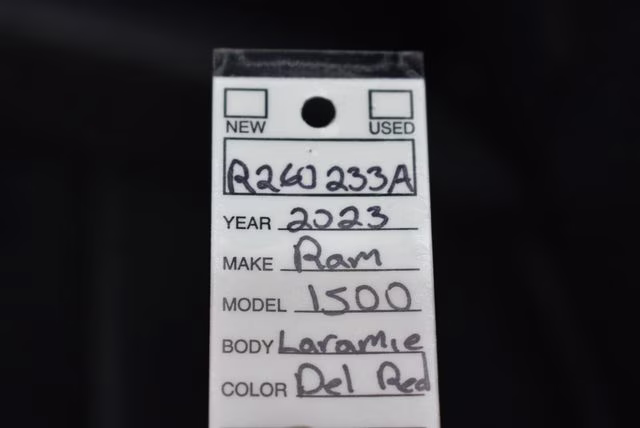 2023 Delmonico Red Pearlcoat Ram 1500 Laramie 4X4 Truck