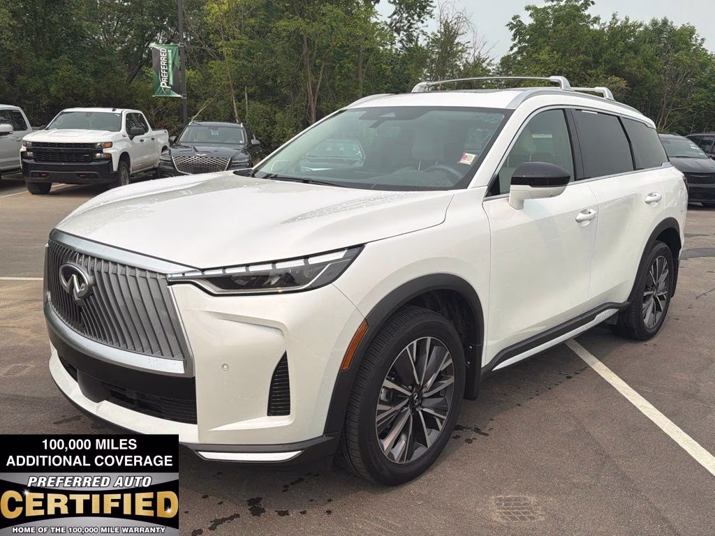 2026 Radiant White INFINITI QX60 LUXE AWD SUV