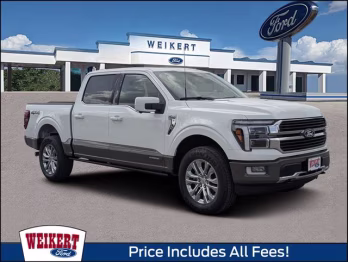 2026 Star White Metallic Tri-Coat Ford F-150 King Ranch 4X4 Truck