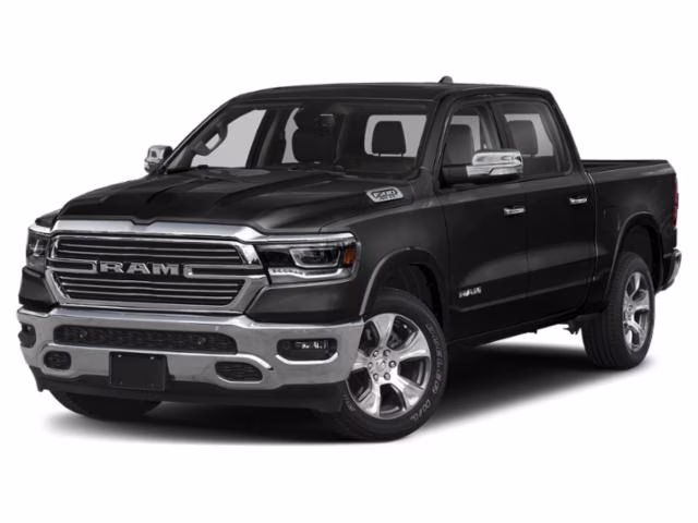 2020 Diamond Black Crystal Pearlcoat Ram 1500 Laramie 4X4 Truck