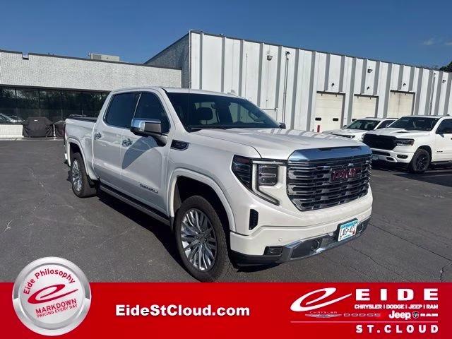 2022 White Frost Tricoat GMC Sierra 1500 Denali 4X4 Truck