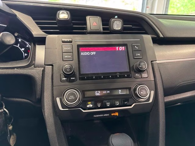 2017 White Honda Civic LX FWD Sedan