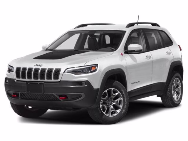 2020 Bright White Clearcoat Jeep Cherokee Trailhawk 4X4 SUV