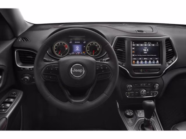 2020 Bright White Clearcoat Jeep Cherokee Trailhawk 4X4 SUV