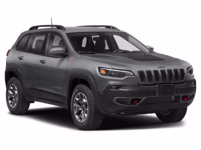 2020 Bright White Clearcoat Jeep Cherokee Trailhawk 4X4 SUV