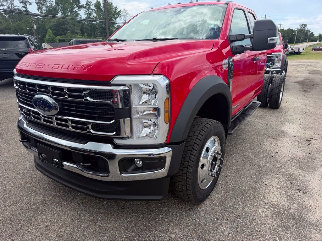 2026 Race Red Ford Super Duty F-450 DRW XLT 4X4 Chassis