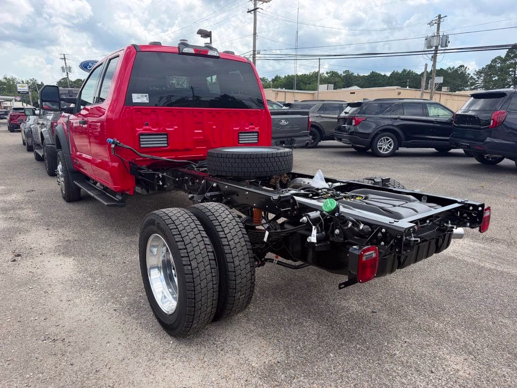 2026 Race Red Ford Super Duty F-450 DRW XLT 4X4 Chassis
