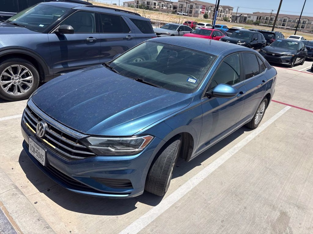 2020 Blue Volkswagen Jetta 1.4T S FWD Sedan
