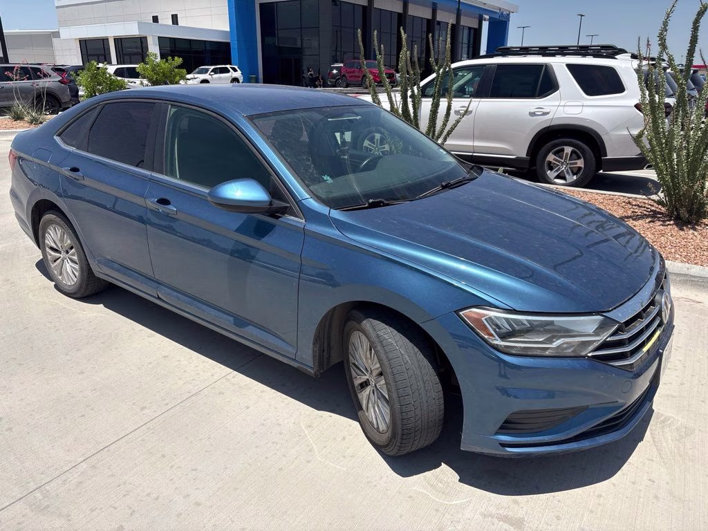 2020 Blue Volkswagen Jetta 1.4T S FWD Sedan