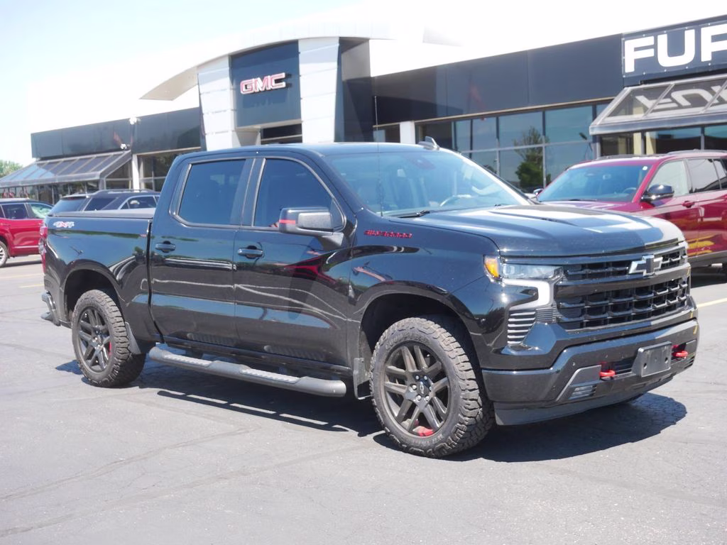 2024 Black Chevrolet Silverado 1500 RST w/ Redline Edition & 1SP Pckg 4X4 Truck