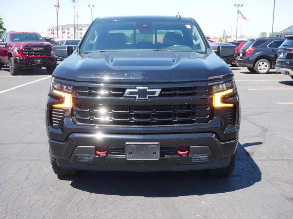 2024 Black Chevrolet Silverado 1500 RST w/ Redline Edition & 1SP Pckg 4X4 Truck
