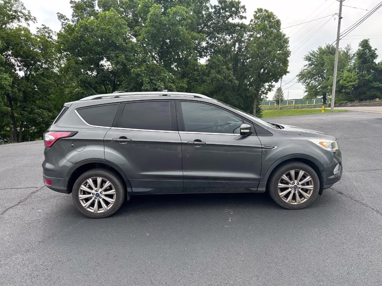 2017 GRAY Ford Escape Titanium 4X4 SUV