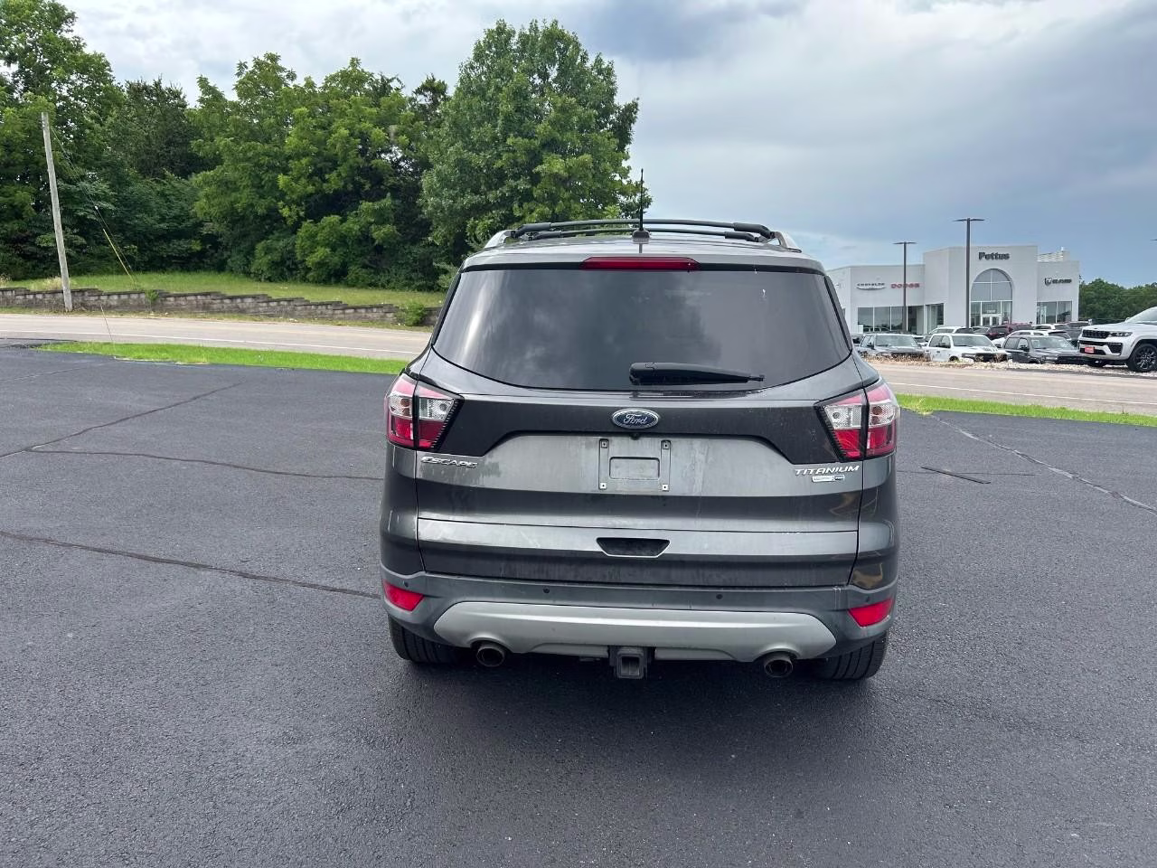 2017 GRAY Ford Escape Titanium 4X4 SUV