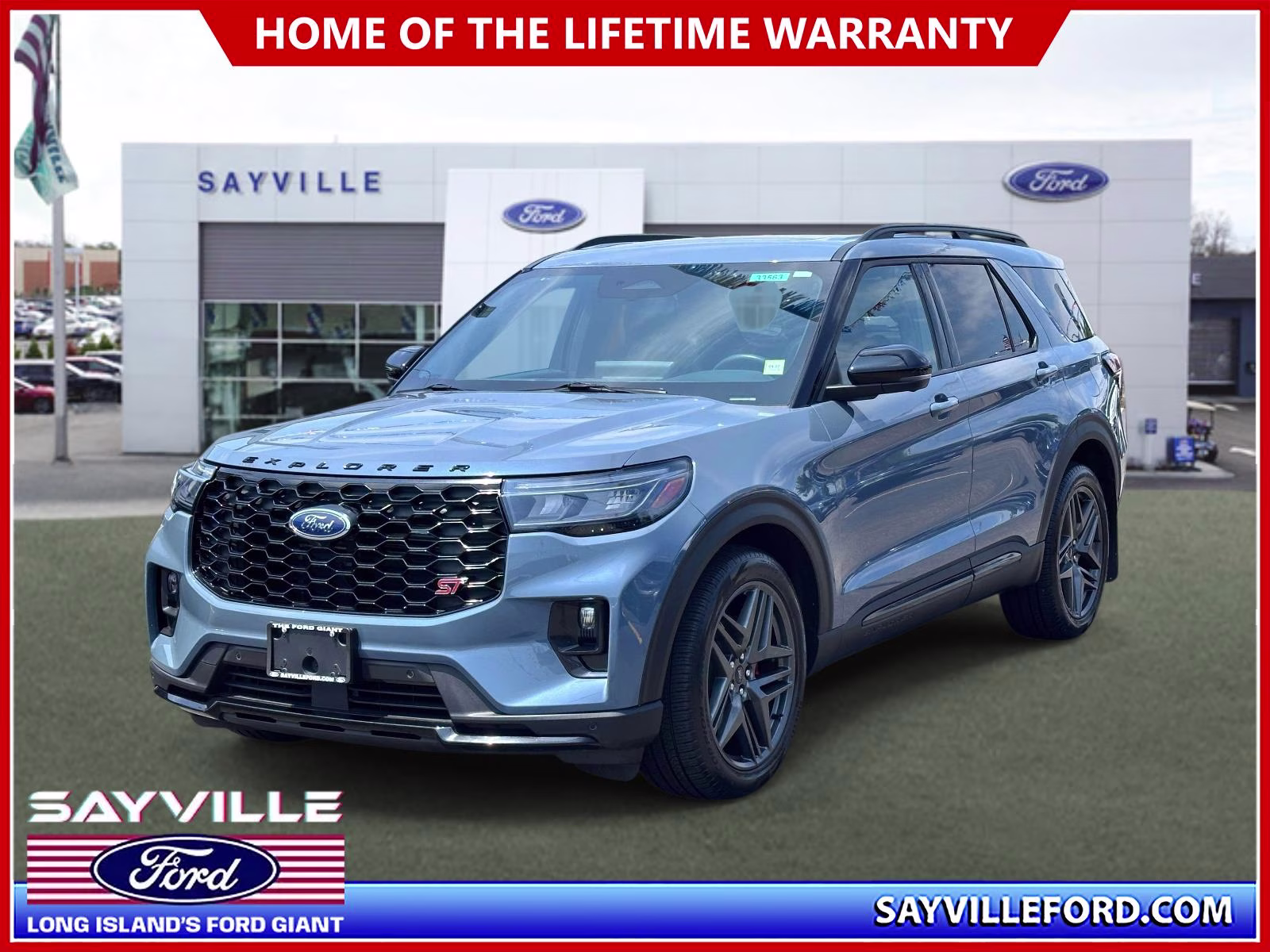 2025 Vapor Blue Metallic Ford Explorer ST 4WD 4X4 SUV