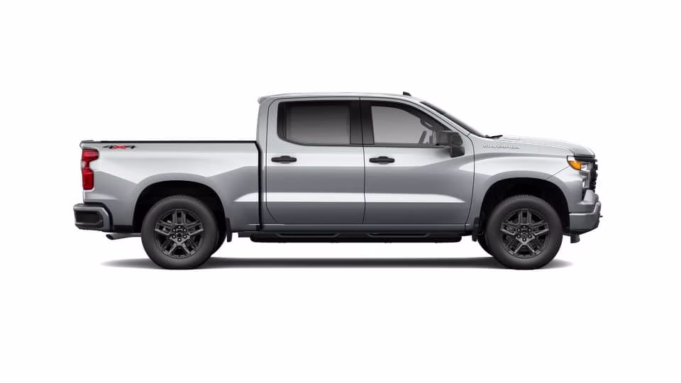 2026 Gray Chevrolet Silverado 1500 Custom 4X4 Truck