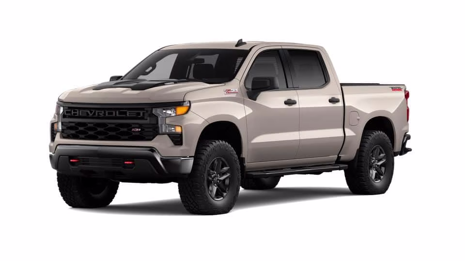 2026 Tan Chevrolet Silverado 1500 Custom Trail Boss 4X4 Truck
