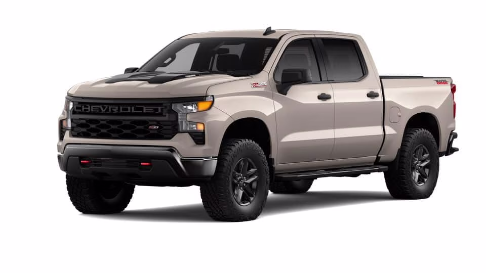 2026 Tan Chevrolet Silverado 1500 Custom Trail Boss 4X4 Truck