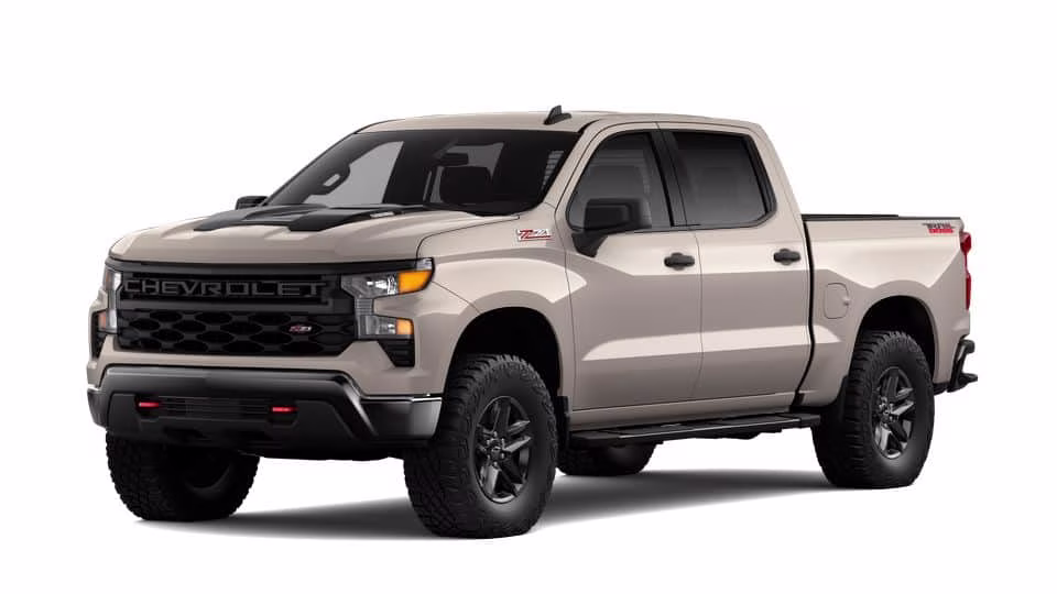2026 Tan Chevrolet Silverado 1500 Custom Trail Boss 4X4 Truck