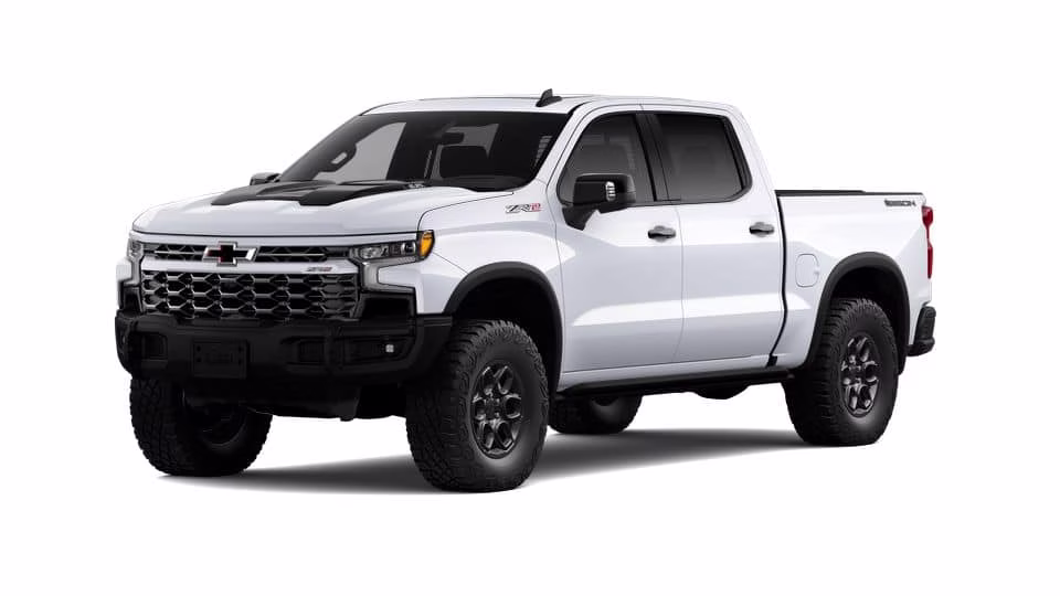 2026 White Chevrolet Silverado 1500 ZR2 4X4 Truck
