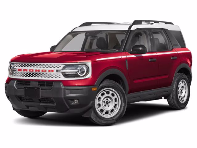 2026 Ruby Red Metallic Tinted Clearcoat Ford Bronco Sport Heritage 4X4 SUV