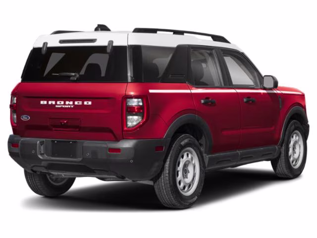 2026 Ruby Red Metallic Tinted Clearcoat Ford Bronco Sport Heritage 4X4 SUV