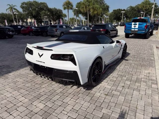2014 Arctic White Chevrolet Corvette Stingray Z51 RWD Convertible