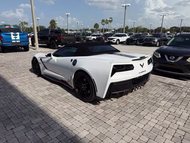 2014 Arctic White Chevrolet Corvette Stingray Z51 RWD Convertible