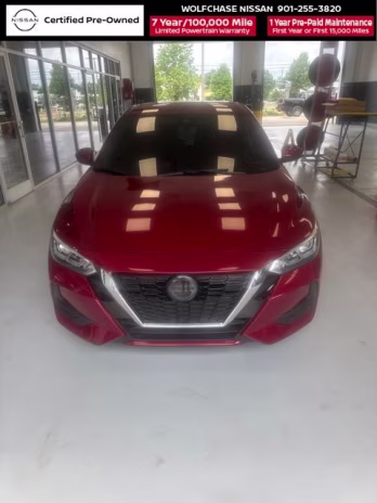 2022 Scarlet Ember Tintcoat Nissan Sentra SV FWD Sedan