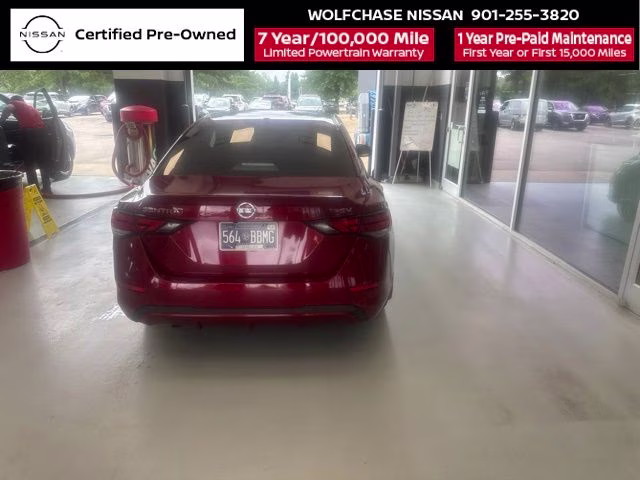 2022 Scarlet Ember Tintcoat Nissan Sentra SV FWD Sedan