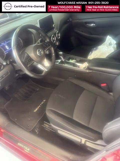 2022 Scarlet Ember Tintcoat Nissan Sentra SV FWD Sedan