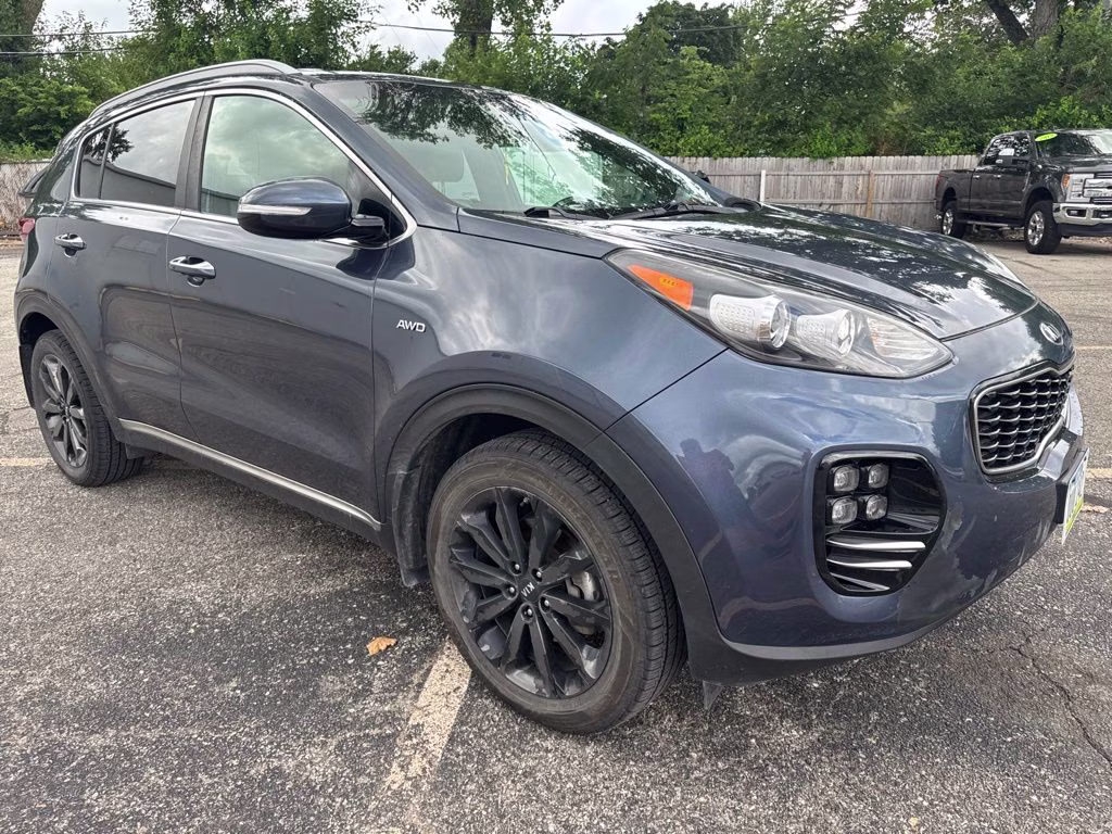 2018 Pacific Blue Kia Sportage EX AWD SUV