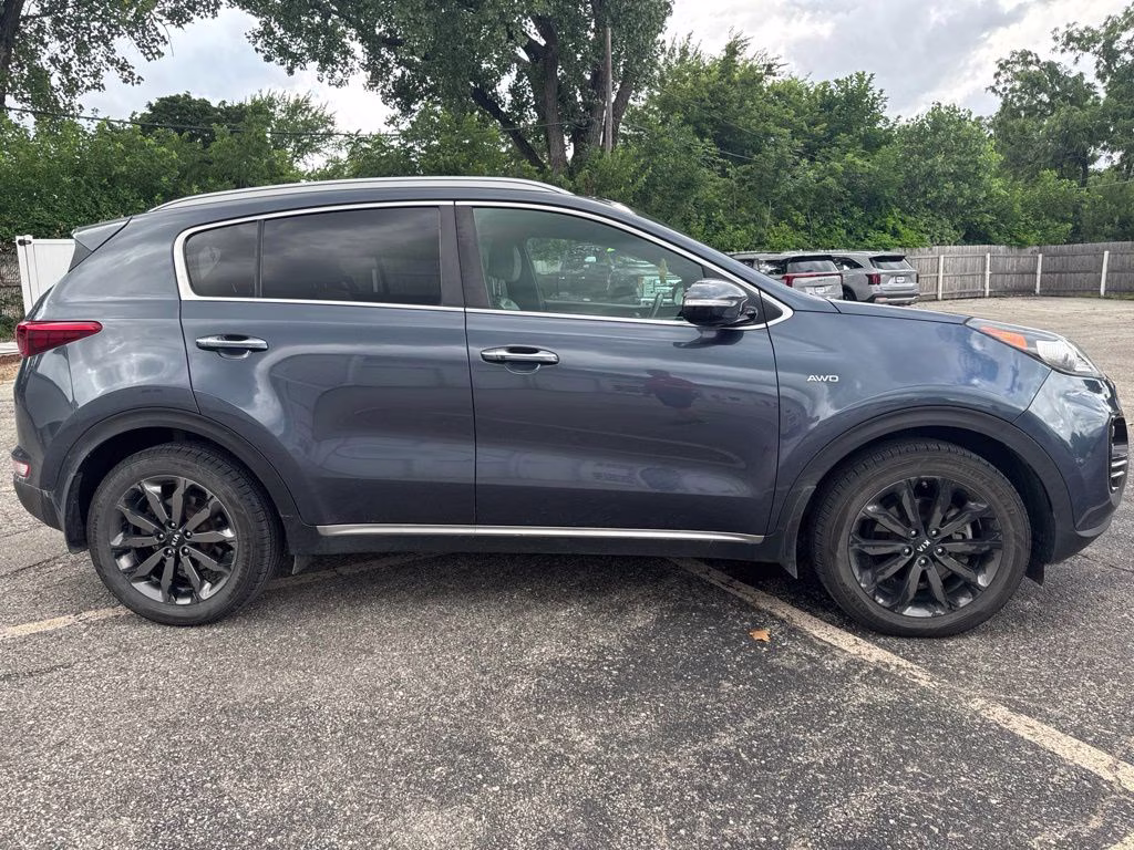 2018 Pacific Blue Kia Sportage EX AWD SUV