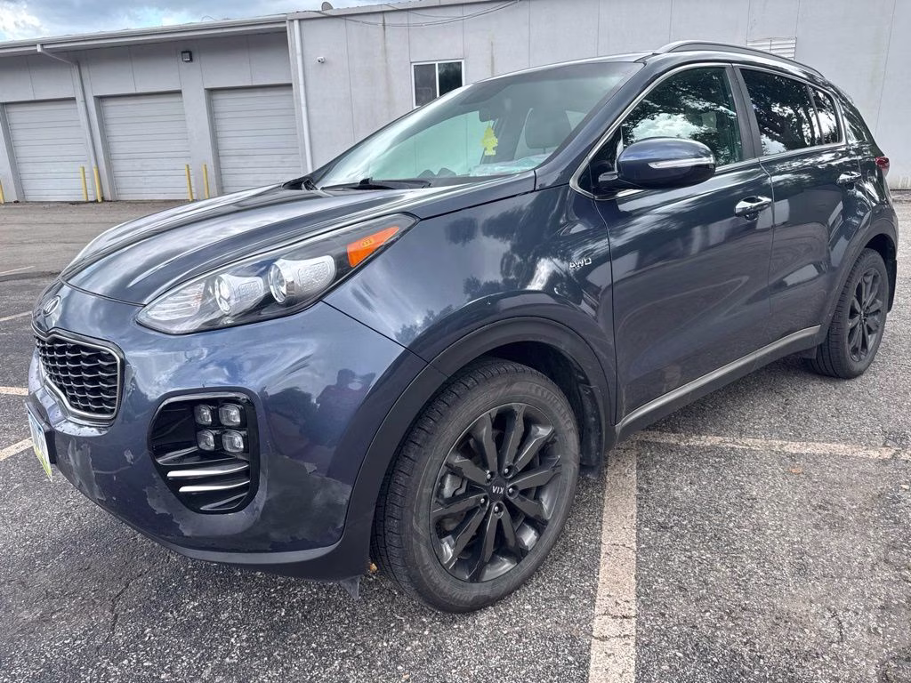 2018 Pacific Blue Kia Sportage EX AWD SUV