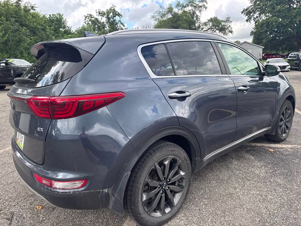 2018 Pacific Blue Kia Sportage EX AWD SUV