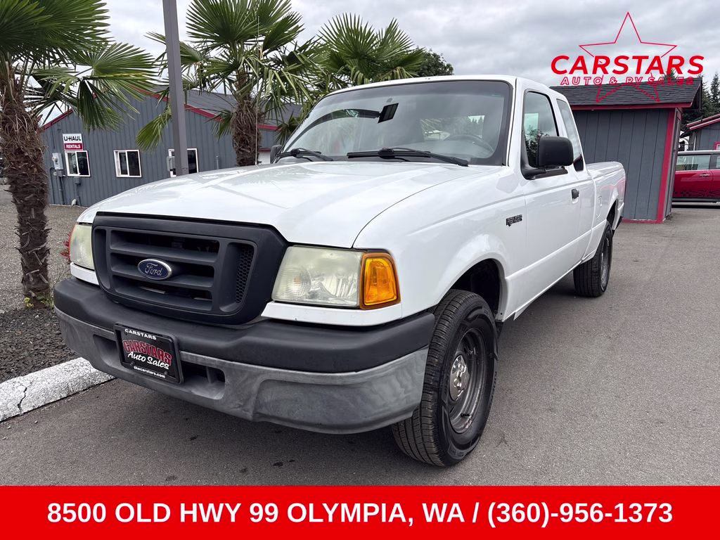 2004 White Ford Ranger XLT RWD Truck