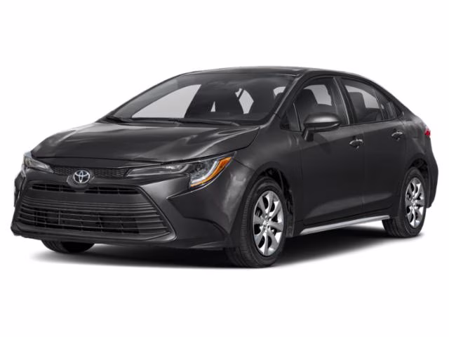 2025 Midnight Black Metallic Toyota Corolla LE FWD Sedan