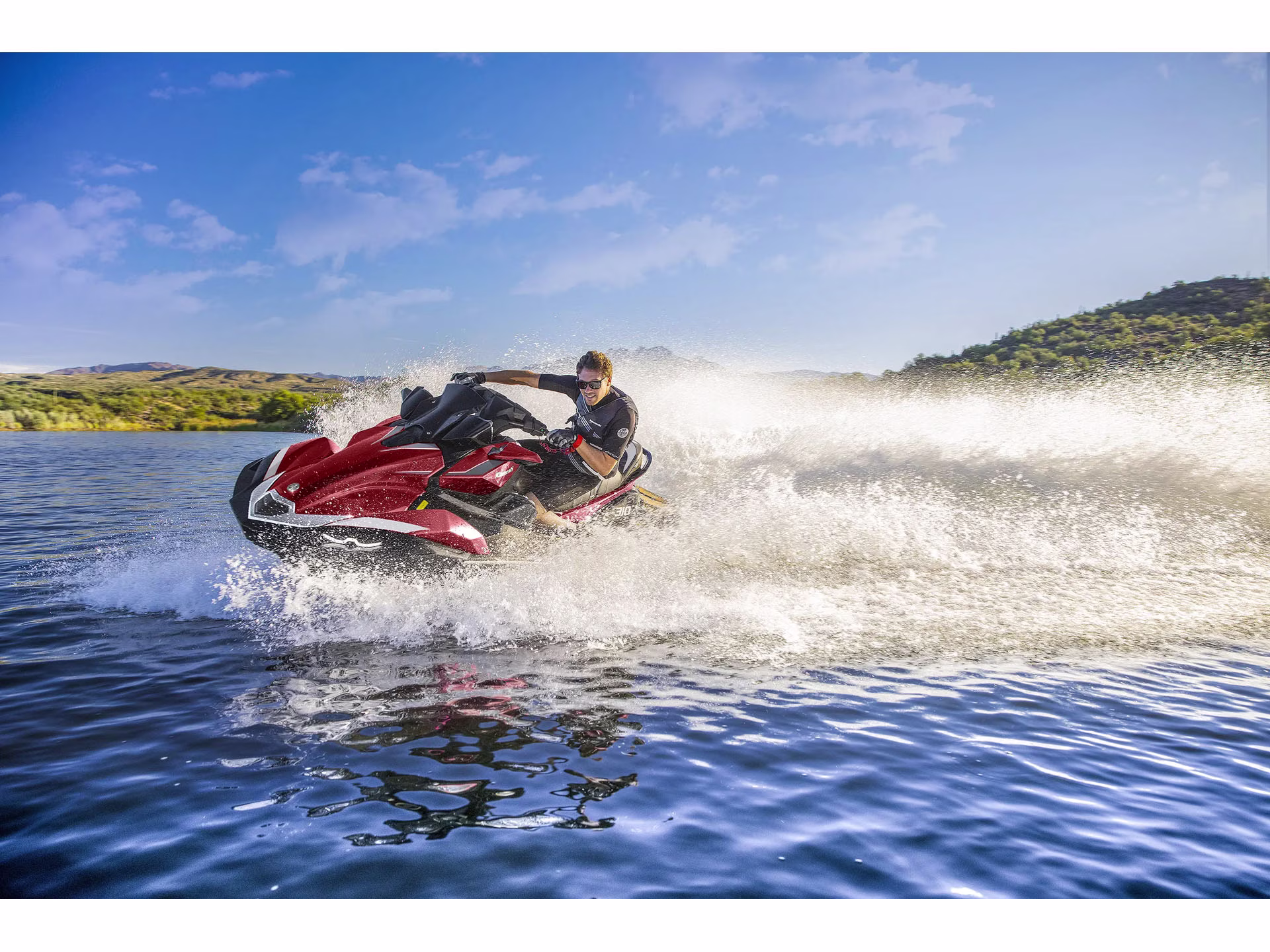 2026 Metallic Deep Red / Ebony Kawasaki Jet Ski Ultra 310LX Personal Watercraft