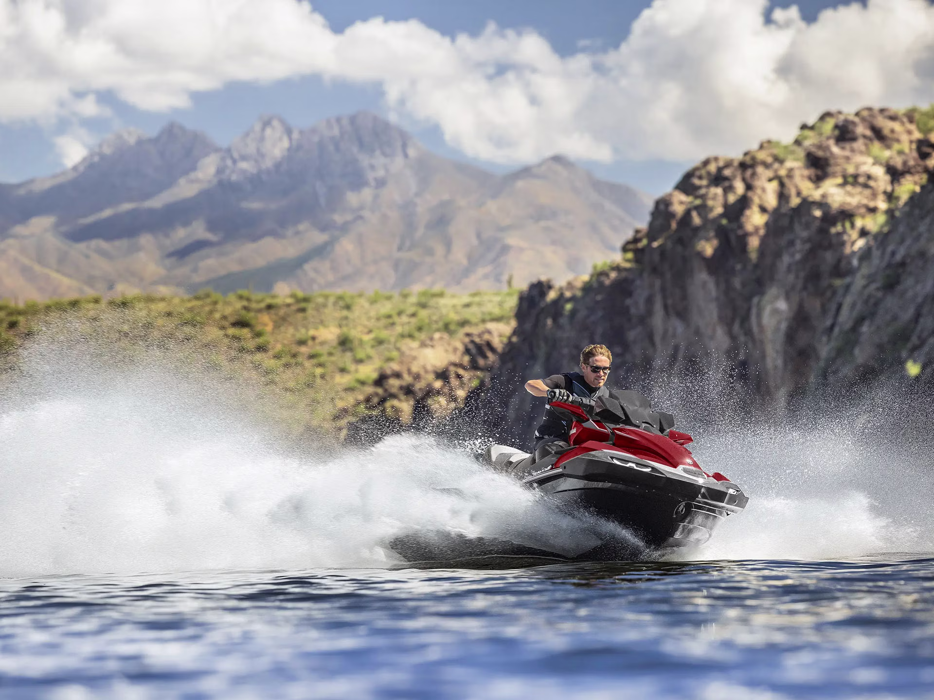 2026 Metallic Deep Red / Ebony Kawasaki Jet Ski Ultra 310LX Personal Watercraft