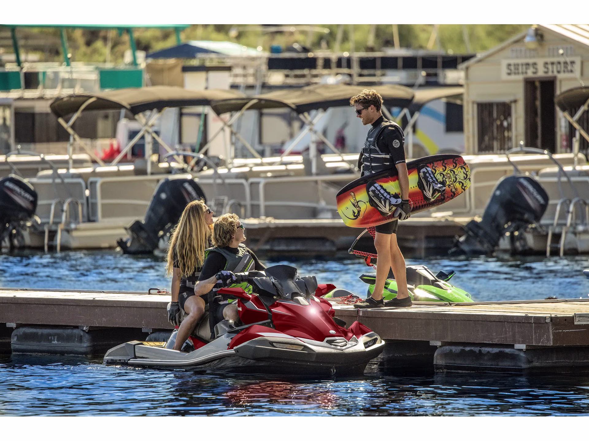 2026 Metallic Deep Red / Ebony Kawasaki Jet Ski Ultra 310LX Personal Watercraft