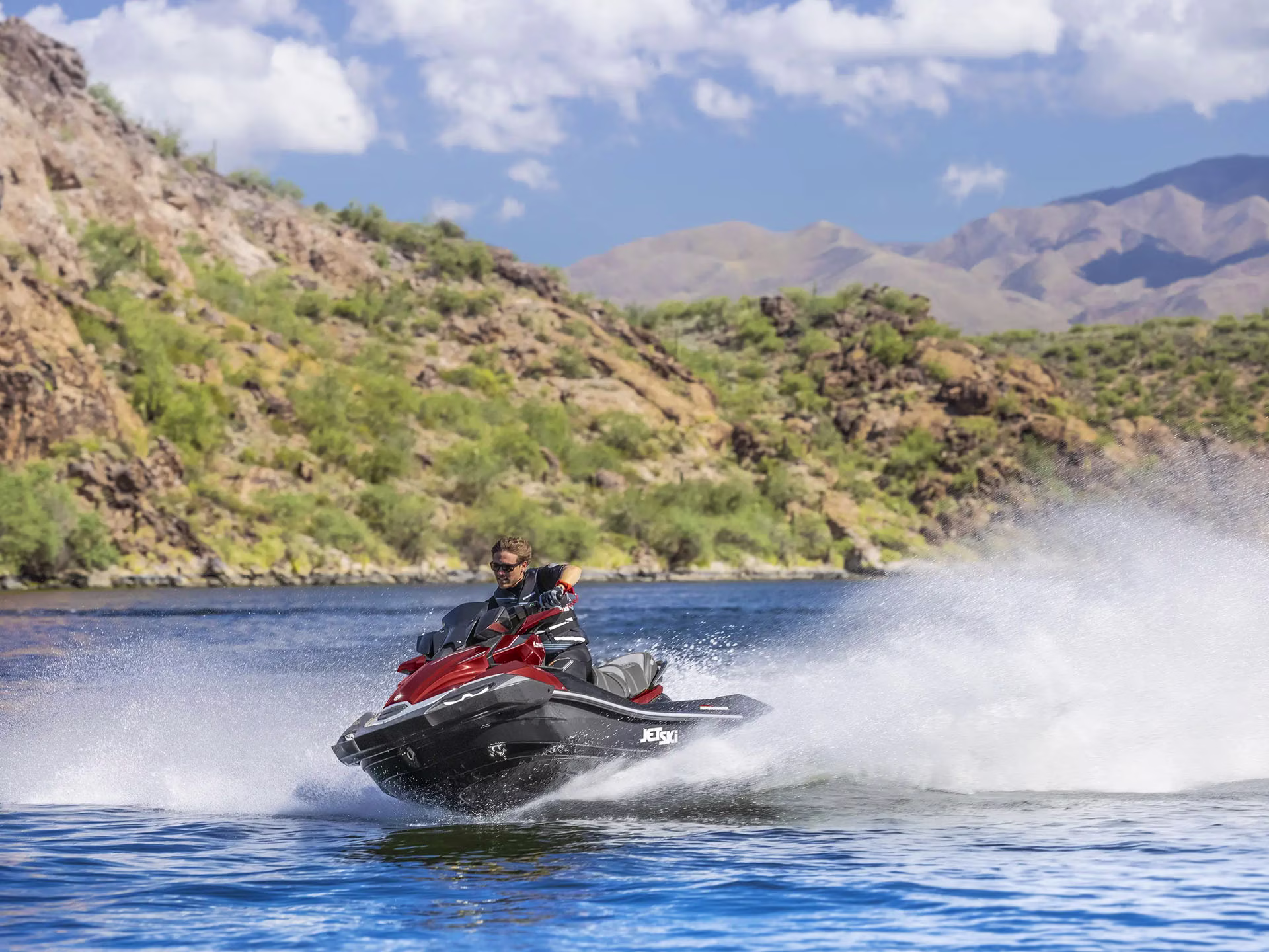 2026 Metallic Deep Red / Ebony Kawasaki Jet Ski Ultra 310LX Personal Watercraft