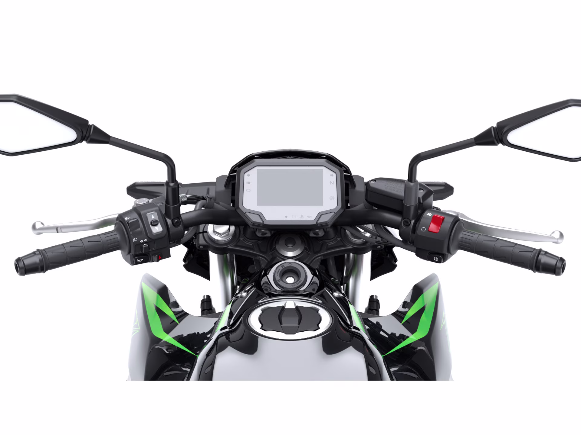 2025 Metallic Spark Black / Green Kawasaki Z650 ABS Motorcycle