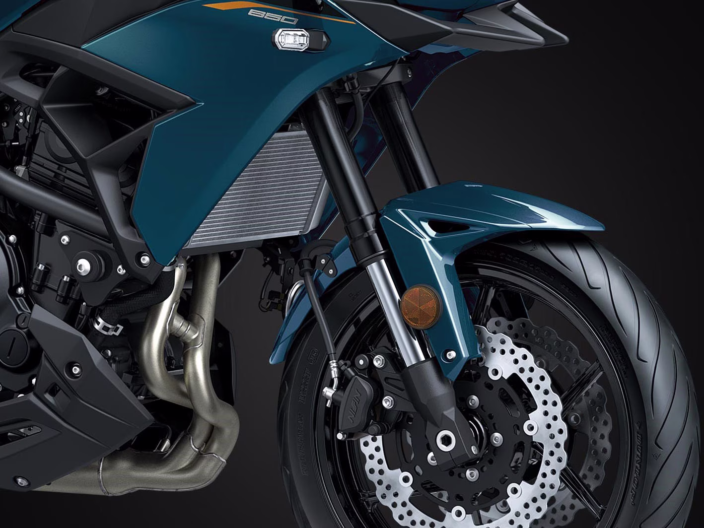 2026 Metallic Deep Blue / Metallic Spark Black Kawasaki Versys 650 LT ABS Motorcycle