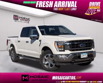2021 White Metallic Ford F-150 Lariat 4X4 Truck