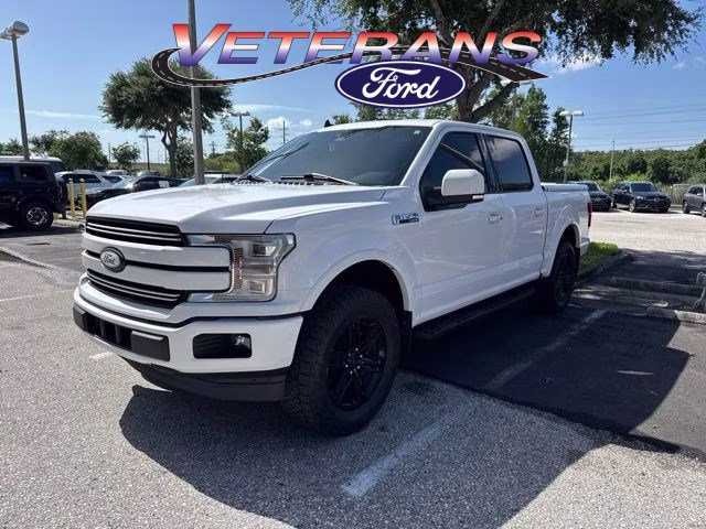 2020 Oxford White Ford F-150 LARIAT Crew Cab Pickup RWD Truck