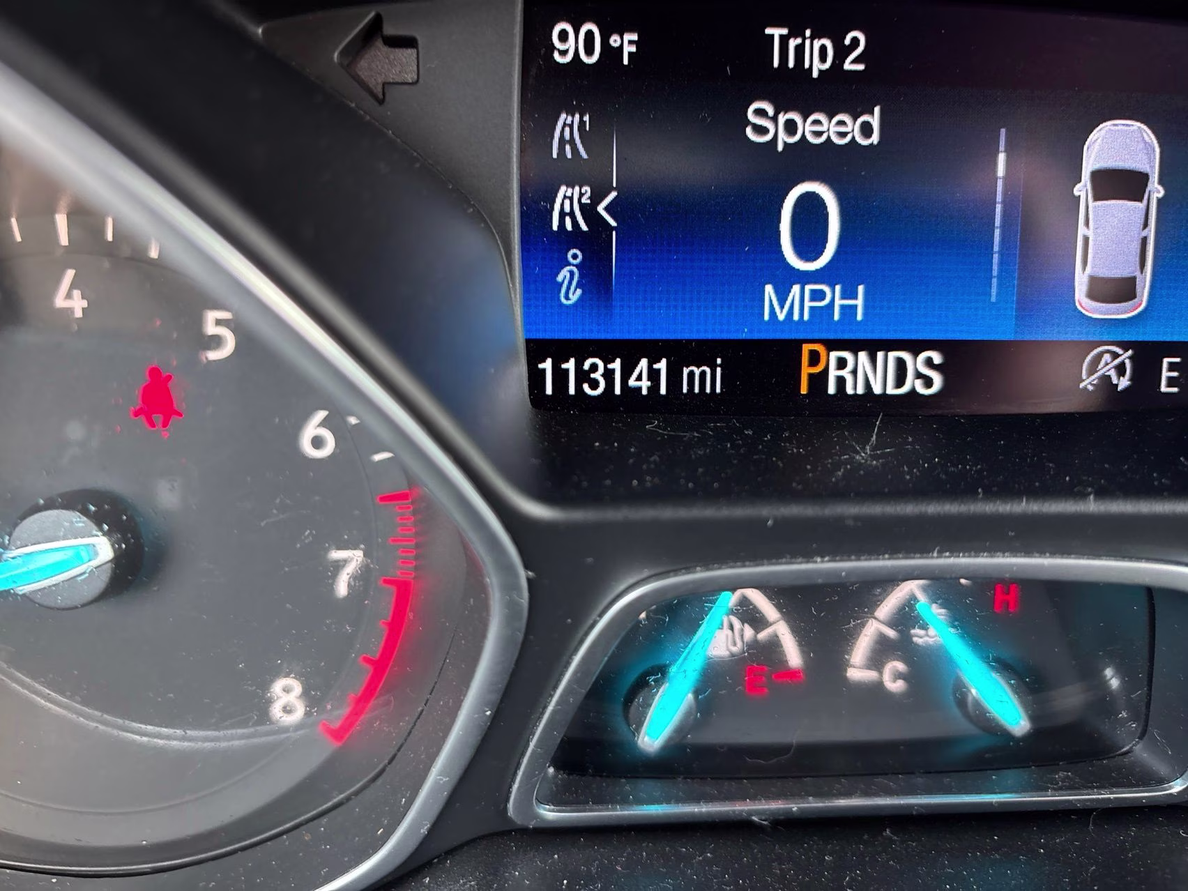 2017 White Gold Ford Escape Titanium 4X4 SUV