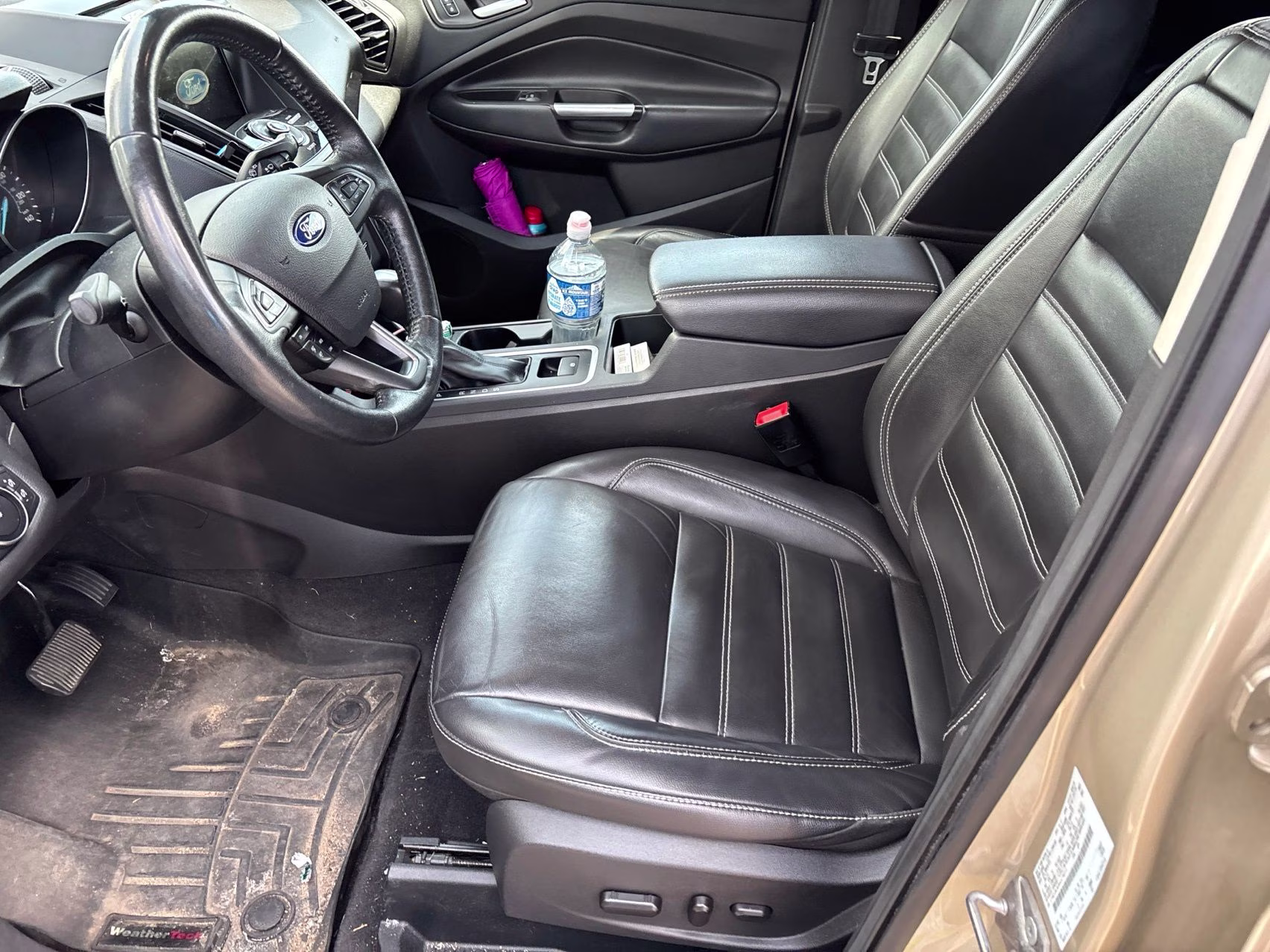 2017 White Gold Ford Escape Titanium 4X4 SUV