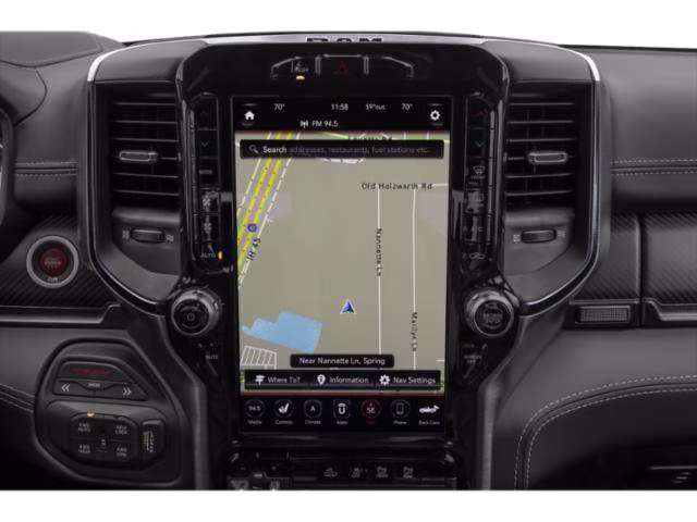 2021 Diamond Black Crystal Pearlcoat Ram 1500 TRX 4X4 Truck