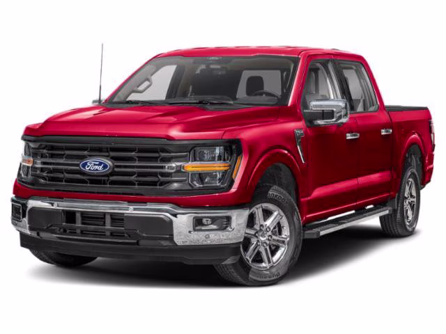2024 Rapid Red Metallic Tinted Clearcoat Ford F-150 XLT RWD Truck
