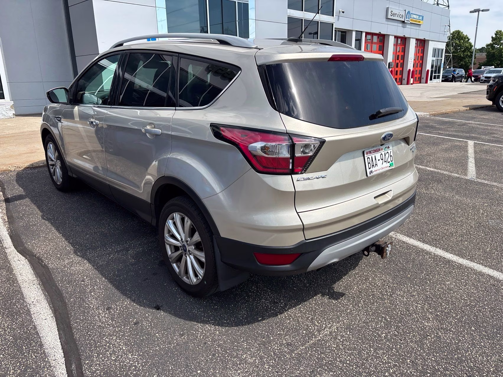 2017 White Gold Ford Escape Titanium 4X4 SUV